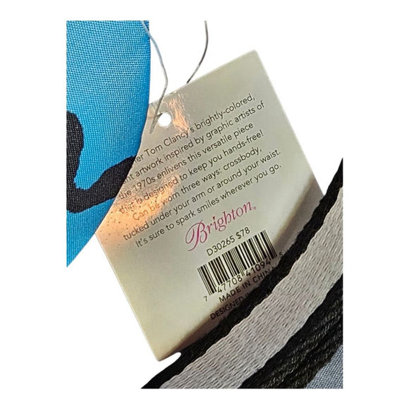 Brighton Graffiti Love Multi-color White One Size Crossbody Belt Bag - Picture 5 of 11